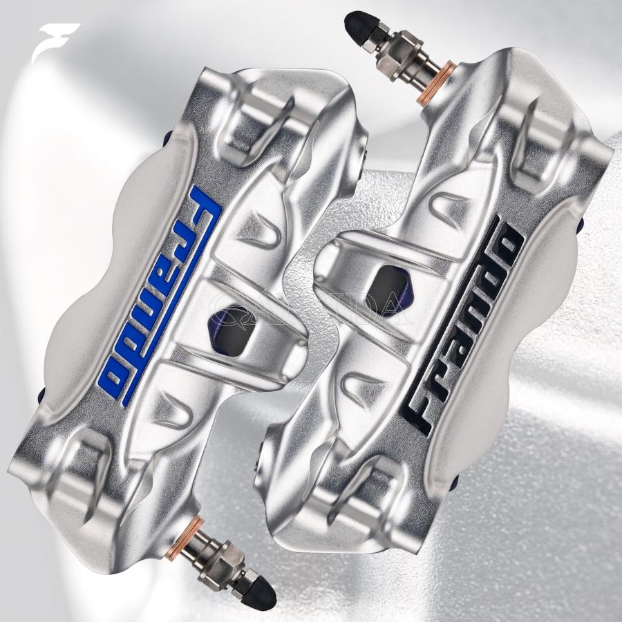 bremboラジアルマウントキャリパーブルーアルマイト仕様 軽